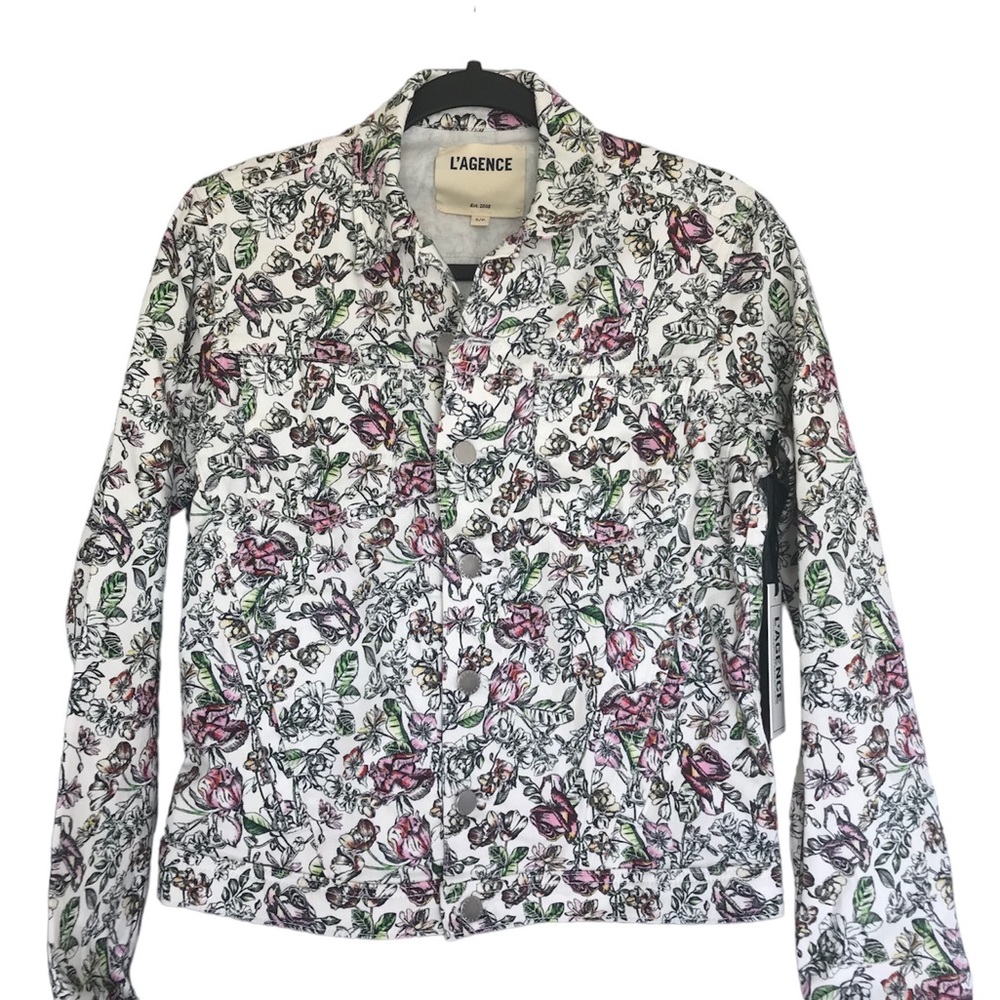 L’agence Celine Slim Femme Floral Jacket